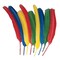 School Smart Long Craft Feather Quills, 10 to 12 Inches, Assorted Colors, Pack of 100